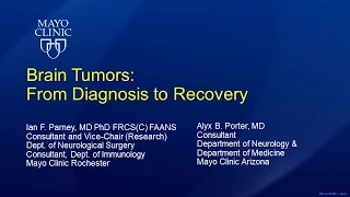 Adult Brian Tumors:  From Diagnosis to Recovery