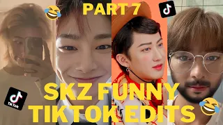 SKZ FUNNY TIKTOK EDITS TO BRIGHTEN YOUR DAY (99,999% CURSED) PART 7