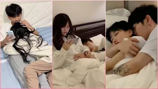 Couple At Night Sleeping Routine 🫶❤️‍🔥|18