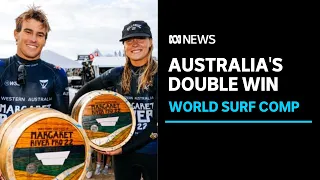 Two Australian surfers triumph at World Surfing League event in Margaret River | ABC News.
