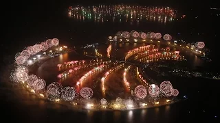 NEW YEAR FIREWORKS DUBAI 2017 HD | Burj Khalifa Downtown Show