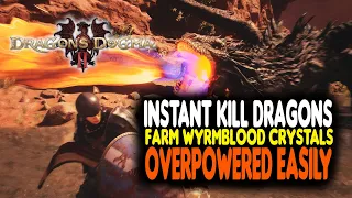 Dragon's Dogma 2 How to Instant Kill Dragons, Farm Wyrmblood Crystals, & Get INSANE XP Tips & Tricks