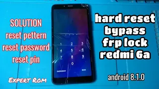 XIAOMI Redmi 6A Miui 10 Hard Reset Bypass FRP Lock Google Account Android 8.1.0