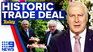 Australia and UK reach free trade deal | 9 News Australia