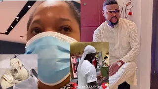 Toyin Abraham Cries As Husband Kolawole Ajeyemi Destroyed Her With Gift In Dubai...