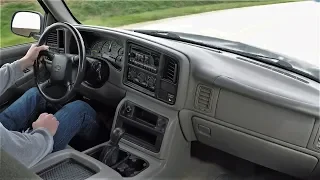 Driving the Ext. Cab 5 Speed Silverado with New Remote Shifter & Console