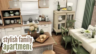 stylish family apartment  The Sims 4 speed build