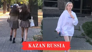 RUSSIAN'S STUDENTS | Walking tour in Russian city | Kazan Tatarstan