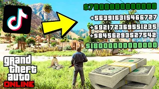 GTA 5 Online TikTok Pénz💸 Glitchek Tesztelése "PART 2" (MŰKÖDTEK!?) *2022* 😱