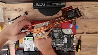 MSI thermal paste change, dust cleaning (not tutorial, just for fun..)