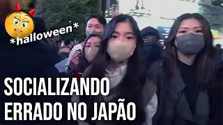 OS BRASILEIROS ESTÃO DESTRUINDO O JAPÃO | Halloween Shibuya 2022