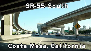 LA Freeways - Costa Mesa Freeway - SR-55 - San Bernardino to Orange County