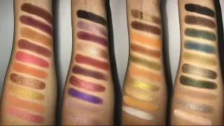 Morphe x Jaclyn Hill THE VAULT! All 4 Swatches & Dark Magic Tutorial