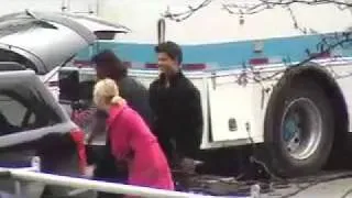 Taylor Lautner Working Out on the Set of New Moon