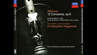 Tomaso Albinoni (1671-1751) - 12 Concertos Op.9,  (2CD, Hogwood, 1999)