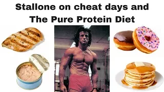 Stallone on cheat days and The Pure Protein Diet