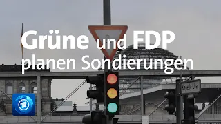 Grüne und FDP planen Vorsondierungen