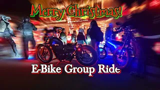 Took The E-Bobber To A E-Bike Christmas Light Tour