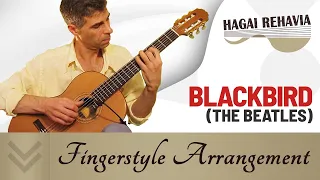 "Blackbird" (Beatles)-fingerstyle solo guitar arrangement by Hagai Rehavia