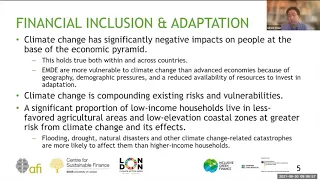 LCAW2021: Inclusive Green Finance