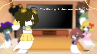 Missing Children react to Afton Family||rayverse||gacha club||NO SHIPS