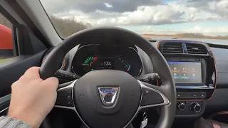 Dacia Spring acceleration test 0-129km/h
