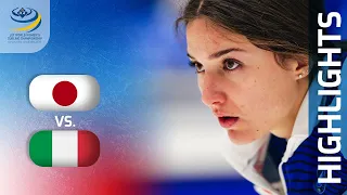 JAPAN v ITALY - Round-robin game Highlights - LGT World Women’s Curling Championship 2023