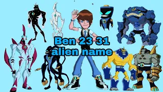 Ben 23 31 alien name