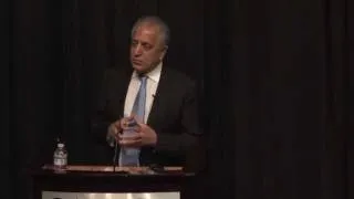 Ambassador Zalmay Khalilzad - Weatherspoon Lecture - UNC Kenan-Flagler