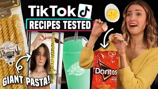 VIRAL RECIPES that TIKTOK &  INSTAGRAM MADE ME TRY... what's worth making!?