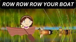 Row, Row, Row Your Boat - Classic Nursery Rhyme | Sing-Along Fun for Kids