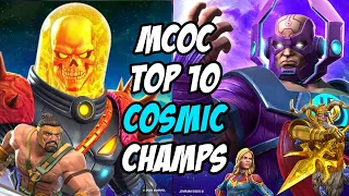 MCOC - TOP 10 COSMIC CHAMPIONS - JANUARY 2023 - BEST COSMIC CHAMPIONS | MARVEL CONTEST OF CHAMPIONS