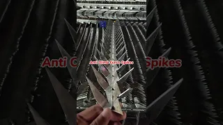 FHZZ Hot Dipped Galvanized Security Spikes, Anti Climb Fence Spikes with Double Claws