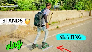 SKATING STANDS IN PUBLIC PLAYS ! 😍