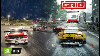 Ultra Realistic Rain Effect Visuals in Racing Game - GRID 2019 - NO MODS - 4K 60 FPS Gameplay