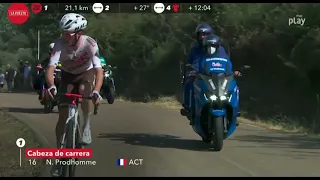 RESUMEN 14 ETAPA  VUELTA A ESPAÑA 2021 , BARDET