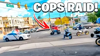 Cops Raid Gas Station Day 1 Of Rell Day RideOut ! | Braap Vlogs