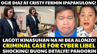 Lagot! Bea Alonzo KINASUHAN sina OGIE DIAZ at CRISTY FERMIN ng CYBERLIBEL!