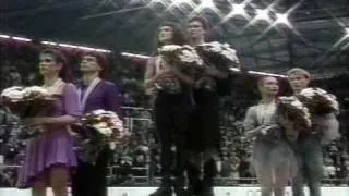 Medal Award Ceremony - 1992 Albertville, Ice Dancing, Free Dance