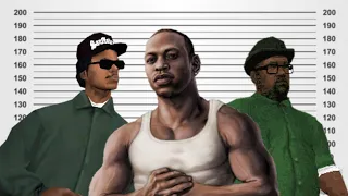 GTA San Andreas: Characters Height