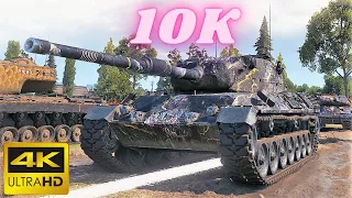 Leopard 1 - 10K Damage 10 Kills  World of Tanks Replays ,WOT tank games