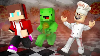 Mikey and JJ Escape From Pizzeria in Minecraft - Maizen Challenge