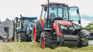 2 Sieki Na Czołowe, Fendt C-330, Wpadki, Urwany Kogut, czyli Kukurydziany Cyrk u @KosaTV.! BogucATV