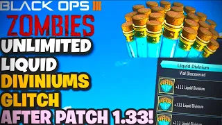 BO3 Zombies Glitches: Best Working Unlimited Liquid Diviniums Glitch After Patch 1.33!