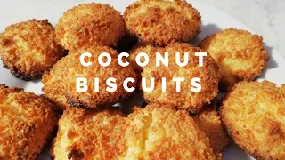 3 Ingredient Coconut Cookies Recipe