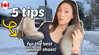 What shoes to buy for Winter in Toronto? (to stay warm and safe!)