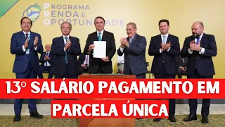 SAIU NO DIÁRIO! 13º SALÁRIO PAGAMENTO PARCELA ÚNICA E 02 PARCELAS - NOVA PORTARIA INSS NOVAS REGRAS