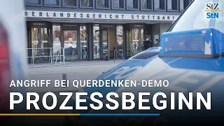 Prozess in Stuttgart: Angriff bei Querdenken-Demo