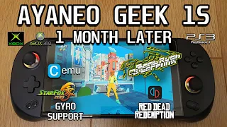 AYANEO GEEK 1S 1 Month Later - Cemu Gyro Controls & Bomb Rush Cyberfunk