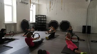 Pilates with isotonic ring.Тарасова Натали 1 часть урока